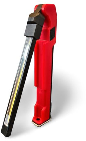 CybaaLuxz Lámpara de mano regulable 1600 mAh, diseño magnético, lámpara de inspección USB-C, linterna portátil con LED de 100 lm y COB 500 lm, regalo para hombres