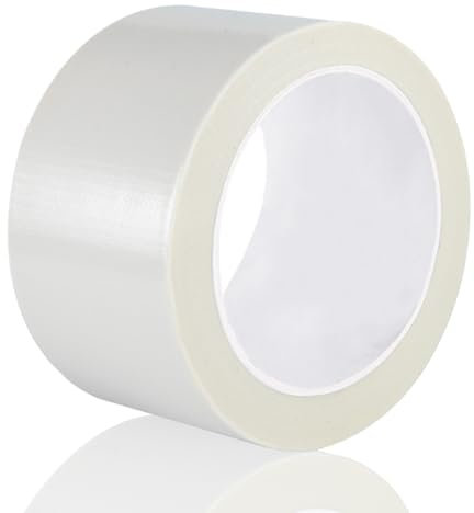 Yuexitech Professional Duct Tape 50 mm X 20 M, Ruban Adhésif En Tissu, Forte Adhérence, Facile à Déchirer, Résistant à La Chaleur Et Imperméable, Pour Réparations Maison, Auto Ou Extérieur, Blanc
