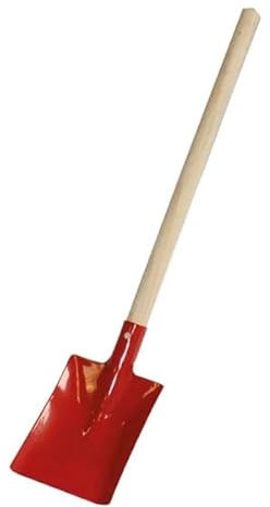 Robuste Schaufel für Kinder 30cm – Robuste Metallschaufel mit Holzstiel – Ideal für Kleinkinder – Bunte Spielzeugschaufel für erste Grab-Abenteuer