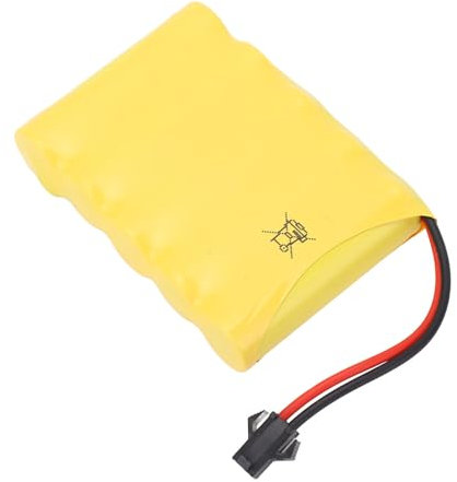 UPALDHOU Batterie au Lithium 6.0V 700mAh avec Bouchon SM 2P pour Les Véhicules de Cascadeur de Voitures de Camion RC