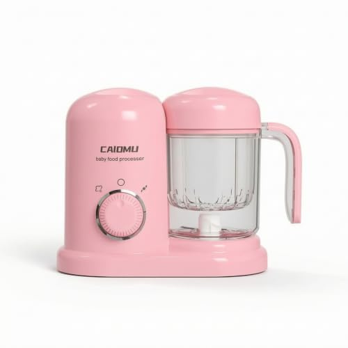 predolo Vaporera y Batidora Eléctrico Electrodoméstico Versátil para Cocina, Rosa Melocotón, Enchufe Redondo Estándar Europeo