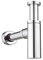 Luxury Chrome Brass Round Minimalist Bottle Trap Tap Waste Bathroom Basin Sink 11/4 32MM