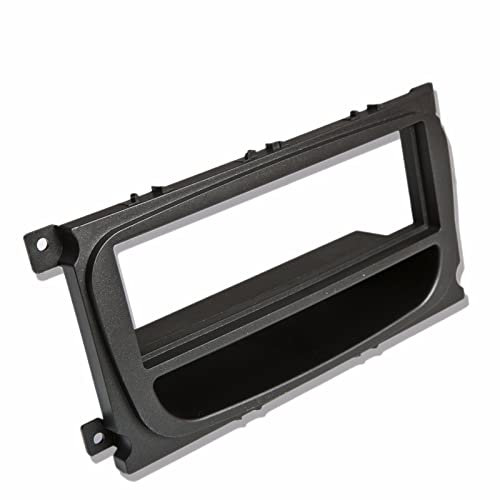 Apto para Ford Negro un DIN Coche Radio CD Placa Caja Estereo Adaptador de Panel