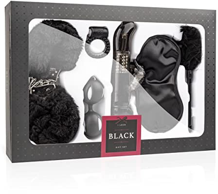 LOVEBOXXX Sexspielzeug für Paare Geschenkset LIEBESLEBEN, 6-teiliges LoveBoxxx LOVEBOXXX Geschenkbox inkl. Rabbit Vibro, Liebeskugeln, Cockring Vibrierend, Handschellen, Augenmaske und Federkitzler
