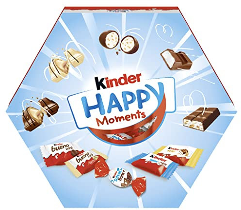 kinder Happy Moments Mini Mix, Zum geselligen Anbieten, Teilen mit Freunden und Familie, 162 g