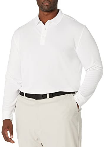 Callaway Herren Langarm Solid Golf Polo Shirt