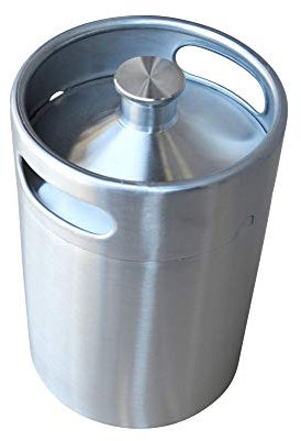 Brewzilla Edelstahl Bierfass KEG 5 Liter