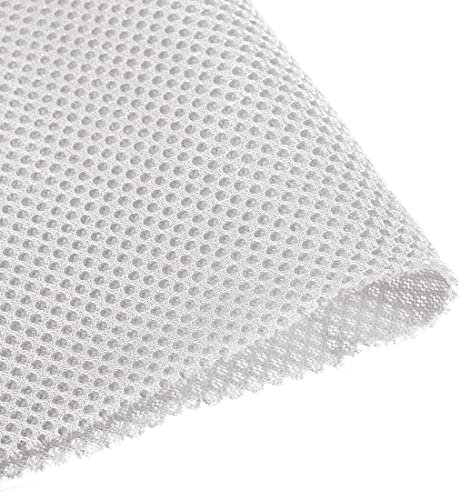 sourcing map Light Grey Speaker Mesh Grill Cloth (not cane webbing) Stereo Box Fabric Dustproof Cloth 50cm x 160cm 20 inches x 63 inches