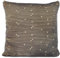 nielsen HOME Kissenbezug Lorin gestrickt, 50x50 cm, Antik Grau/Sand, 100% Baumwolle, Strick, Oekotex, Rippmuster, gerippt, Streifen, gemütlich modisch elegant, Dekokissen, Sofakissen