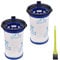 2 pezzi Filtro di Ricambio per Rowenta Air Force 360 RH9037 RH9038 RH9039 RH9051WO RH9057WO RH9086WO Aspirapolvere (Alternativa a ZR009001)