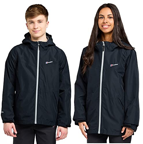 Berghaus Kids' Stokesley 3-in-1 Jacket with Fleece Midlayer, Hood & Reflective Detailing, Waterproof & Warm Raincoat for Boys & Girls, Walking, Hiking & Outdoor Recreation, 10'000mm HH