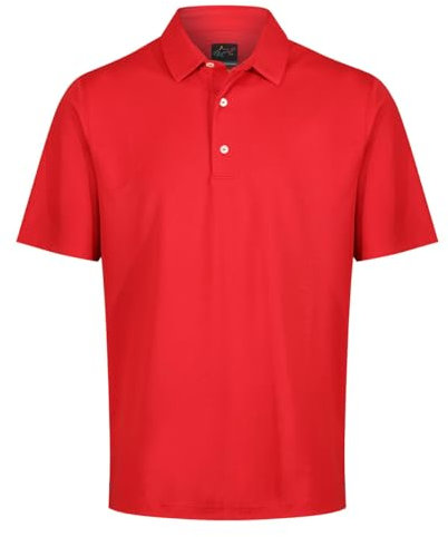 Greg Norman PRTK MCR PQ Polo - G7S21K480-602 - British Red - L