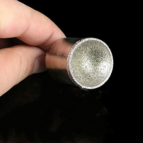 3-20mm 80/600 Körnung Diamant-Schleifkopf für Perlen Kugeln Polieren Feiner/Grober Sand Zylinder Rotierende Gratperlen Schleifwerkzeuge,80er Körnung grober Sand,17mm 2Stk