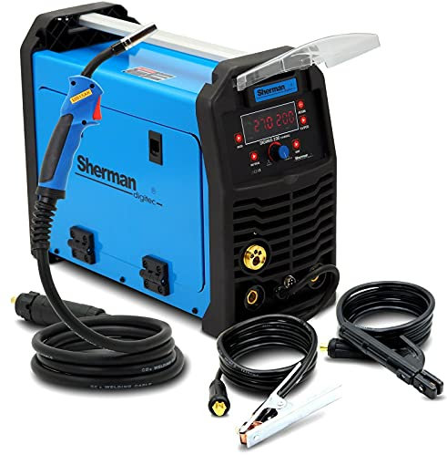 SHERMAN™ DIGIMIG 200 Synergy 3 en 1 MIG/MAG Synergie Soldador 200 A WIG Soldador CuSi3
