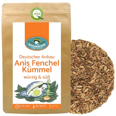 Anis-fänkål kummin te 400 g – tysk odling – PEPPERMINTMAN