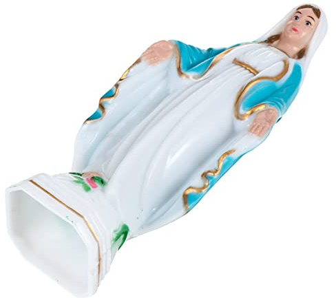 Abaodam 1stk Unsere Liebe Frau Von Gott Ornament Figur Der Jungfrau Maria Ornamente des Heiligen Landes Wackelkopf Figuren Personalisiert Mercy Gesegnet Marionette Scheinen Mutter Plastik