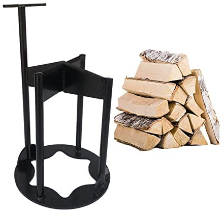 SJASD Brennholz Anmachholz Splitter, Tragbarer manueller Holzspalter,Quick Spaltwerkzeug, Brennholz Log Kindling Splitting Keil für den Lagerfeuergrill zu Hause auf dem Campingplatz