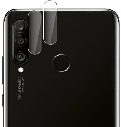 QUITECO Kamera Schutz Glas für Huawei P30 Lite [2 Stück] Panzer Schutzfolie Linsenschutz Kameraglas