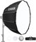 Parabolic Softbox,COLBOR BP90 90cm Professionelle Schnellinstallation Tiefe Softboxen mit Wabengitter und Doppeldiffusor für COLBOR CL220 CL330 Series COB Videoleuchte und Anderen Bowen Mount Lights