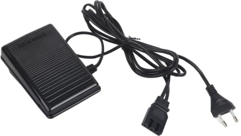 Nähmaschinen-Fußsteuerpedal, Fußsteuerpedal Funktioniert mit Netzkabel mit JANOME2049 FY2301/2300 JH8330A /JH8190S Nähmaschinen (EU-Stecker)