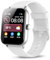 Smartwatch Uomo Donna, 1.8'' Orologio Smartwatch Uomo con Chiamate e Risposta, Alexa Integrato, Impermeabile IP68 Fitness Tracker con Cardiofrequenzimetro/SpO2/Sonno, 110 Modalità Sport (Bianco, 1.8)