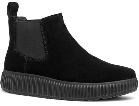 Geox D Graisy D, Stivale alla Caviglia Donna, Nero, 37 EU