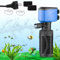Begonia 5 in 1 Aquarium Filter, Einstellbarer 600L/H Aquarium Schwammfilter, 6W Aquarium Internal Filter, Aquarium Innenfilter, Leiser Aquarium Filterpumpe für kleine Aquarien, Tropische Aquarien