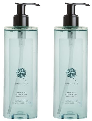 Geneva Guild Hair&Body Wash - Waschgel für Haare und Körper (2x380ml)