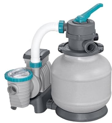 Bestway Pool Sandfilter 2.200 Gall,Kompatibel mit Filterkugeln,Sandfilterpumpe für Aufstellpools