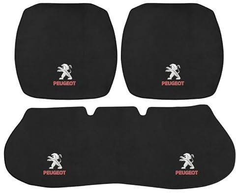WACDXST 2 Stücke Auto Sitzkissen,für Peugeot Partner Tepee 2008-2024 Sitzauflagen Vorne Gegen Schwitzen Anti Rutsch Autositzschoner Atmungsaktiv Universal,B 3 pcs