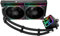 TR Frozen Infinity 240 BLACK Dual PWM Lüfter mit 2000RPM CPU Kühler Aio Desktop für AM4 / AM5 und Intel LGA1150 1151/1200 / 2011/1700 / 1851 Wasserkühler