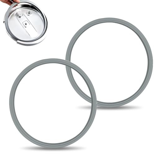 WYTNB 2Pcs Autocuiseur Bague d'Étanchéité pour WMF Perfect Plus et Perfect, Ø22cm Joint de Rechange en Silicone pour Silit, Joint Torique en Caoutchouc pour Fissler 3L 4.5L 6.5L 8.5L