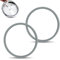 WYTNB 2Pcs Autocuiseur Bague d'Étanchéité pour WMF Perfect Plus et Perfect, Ø22cm Joint de Rechange en Silicone pour Silit, Joint Torique en Caoutchouc pour Fissler 3L 4.5L 6.5L 8.5L