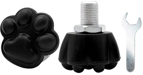 Samuliy Jam Plugs für Rollschuhe – 2 x Gummi-Quad-Skates mit Schraubenschlüssel, verstellbare Bremsklotz-Stopper, Rollschuh-Zubehör für zweireihiges Rollschuhlaufen