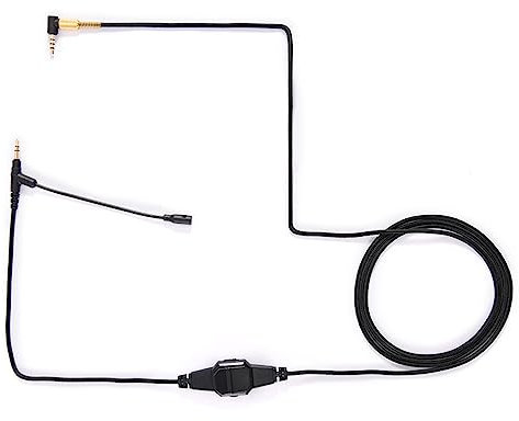 Für 700 QC25 QC35 OE2 Gaming-Headset-Kabel, Galgen-Mikrofon, Computer, 3,5 bis 2,5 mm PC