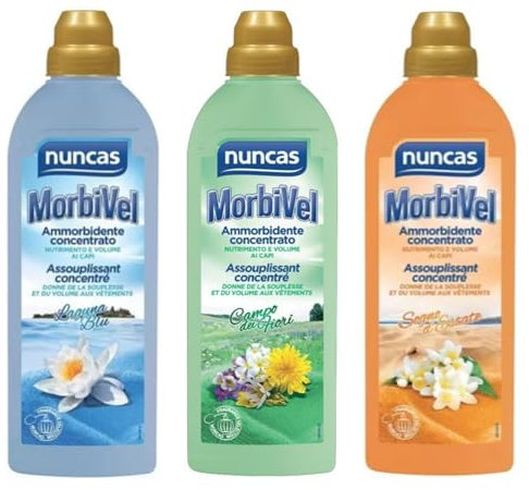 MORBIVEL - Ammorbidente concentrato profumato3x750 ml Nuncas