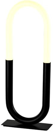 LQWELL® LED Tischlampe, Modern Tischleuchte, Nachttischlampe, Metall Schreibtischlampe Esstischlampe für Schlafzimmer Esszimmer Bibliothek Museum Studio Büro Bar Geschäft