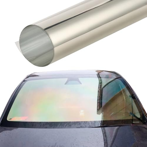 XhuangTech Tönungsfolie für Autofenster, 70 % VLT, Tönungsfolie für Auto, Hellgelb, Auto-Solarfolie, 99 % Anti-UVR-Wärmeableitung, UV-Blockschutz, Fensteraufkleber, Autotönung Solarfolie für