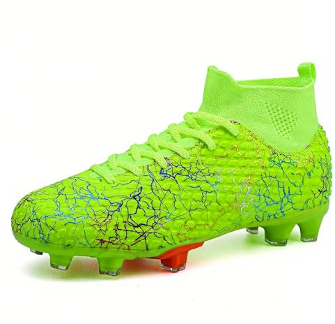 Scarpe da calcio da uomo per Big Boy AG/FG, verde, 38 EU