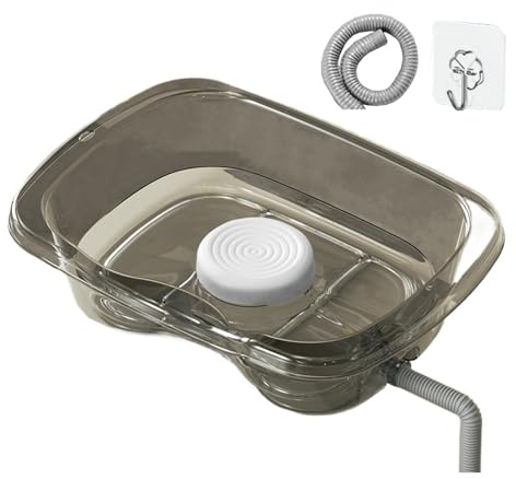 Lavabo Pelo Portatil - Tazón De Champú Con Un Soporte Y Almohada Ajustables - Bandeja De Lavado De Cabello En Casa Para Embarazadas, Discapacitados, Ancianos, Niños