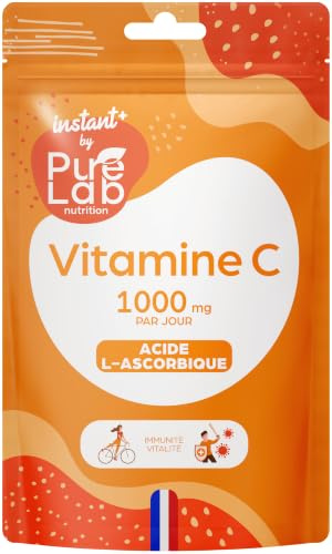 Vitamine C 1000mg | Anti-Fatigue & Immunité | 30 Gélules Vegan | Haute Dose | Format Poche | Idéal Voyage, Travail ou Cadeau | Fabriqué en France