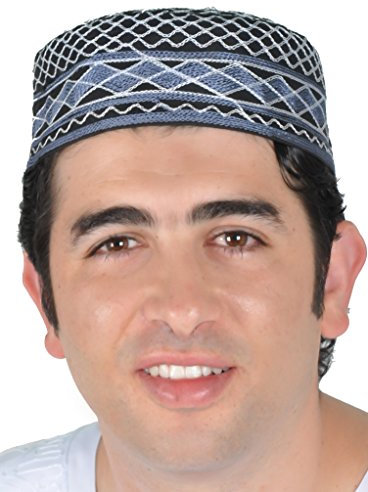 Egypt Bazar Traditionelle Arabische Kopfbedeckung - Araber - Karnevalskostüm/Farbe: schwarz