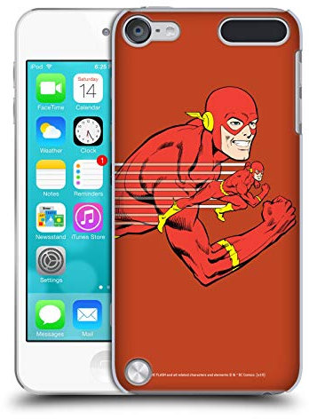 Head Case Designs Offizielle The Flash DC Comics Doppelt Vintage Harte Rueckseiten Handyhülle Hülle Huelle kompatibel mit Apple iPod Touch 5G 5th Gen
