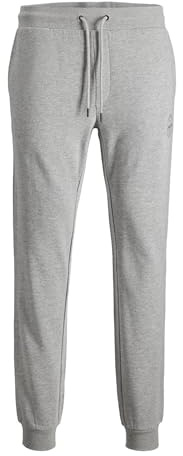 JACK & JONES Homme Jjigordon Jjshark Sweat Viy Noos Pantalon De Sport, Gris, S EU