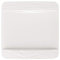 Villeroy & Boch Manufacture Rock Cuadrado Elegante Plato Porcelana Premium, Blanco, 28X28X2CM