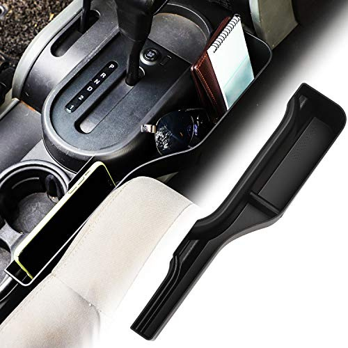 JeCar Vassoio portaoggetti per cambio e accessori interni per Jeep Wrangler JK JKU 2007-2010, nero