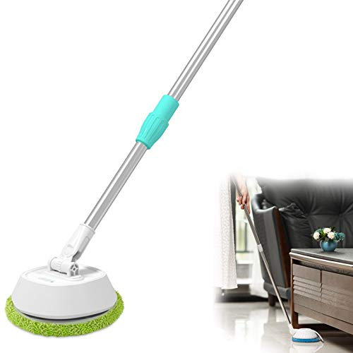 Electric Scrubber, Smart Glass Cleaning Robot Wireless Electric Retractable Cleaner, for Tub, Tile, Floor, Bathroom Wall and Kitchen,Green