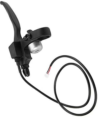Dilwe Bremshebel mit Klingel, 8,5-Zoll-Elektroroller-Bremsgriff Bremshebelwechsel, Modifikationszubehör für Elektrofahrräder