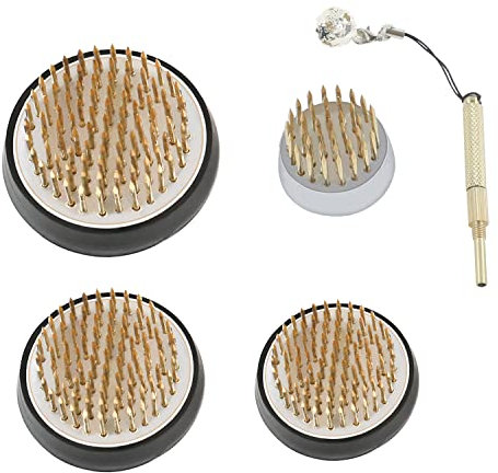 TIHOOK 4 STK, Blumen-Frosch,Blumenigel,Blumenhalter Rund,Blumenigel Ikebana,Flower Arrangement Tool,Ikebana Igel,Kenzan,Steckigel Blumen,für Blumenarrangements, Kunst, Heimbüro Dekoration