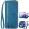 BAILI Handyhülle für Samsung Galaxy M21/M30S Hülle, Reißverschluss Tasche Flip Handytasche für Samsung Galaxy M21/M30S Case